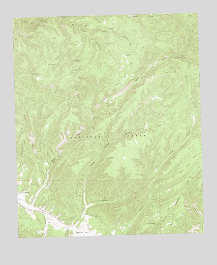 North Star Mesa, NM USGS Topographic Map