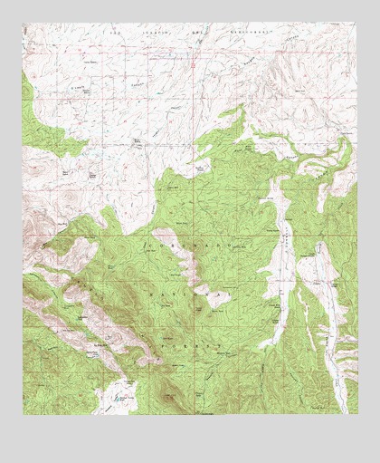 O'Donnell Canyon, AZ USGS Topographic Map