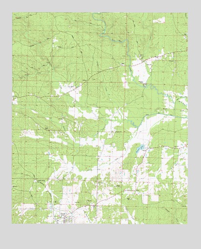 Okolona North, AR USGS Topographic Map