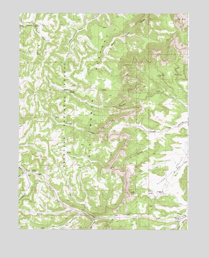 Old Woman Plateau, UT USGS Topographic Map