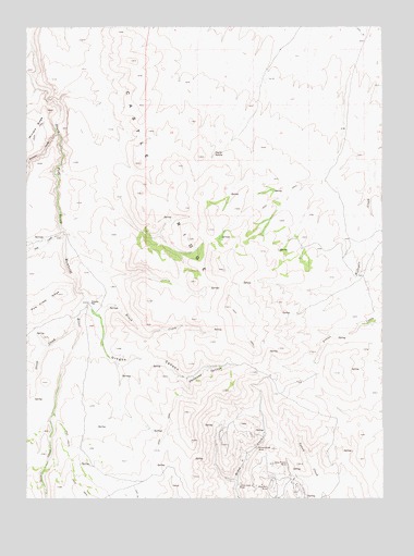 Oregon Canyon, NV USGS Topographic Map