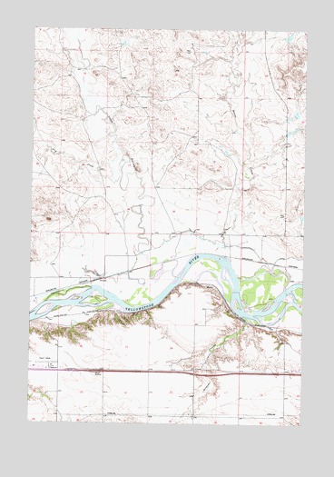 Orinoco, MT USGS Topographic Map