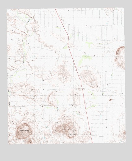 Packsaddle Mountain, TX USGS Topographic Map