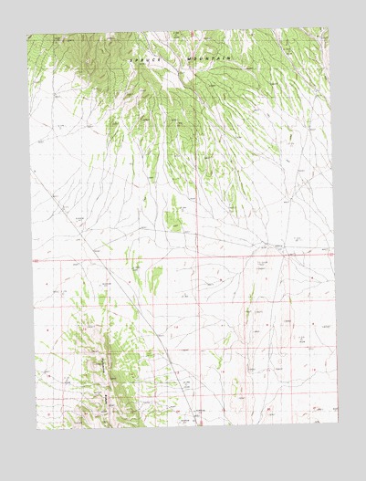 Palomino Ridge, NV USGS Topographic Map