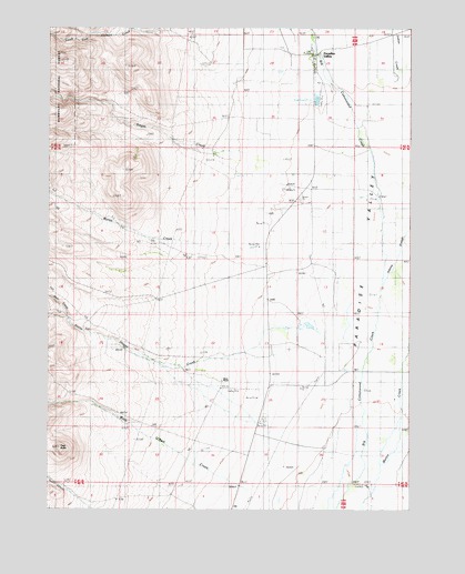 Paradise Valley, NV USGS Topographic Map