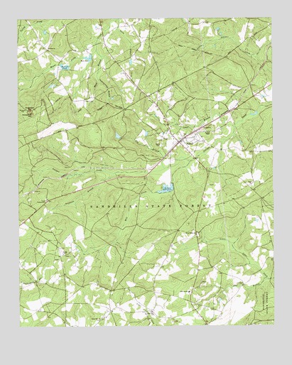 Patrick, SC USGS Topographic Map