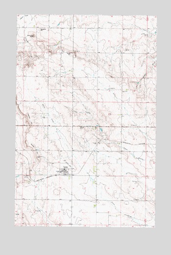 Peerless, MT USGS Topographic Map