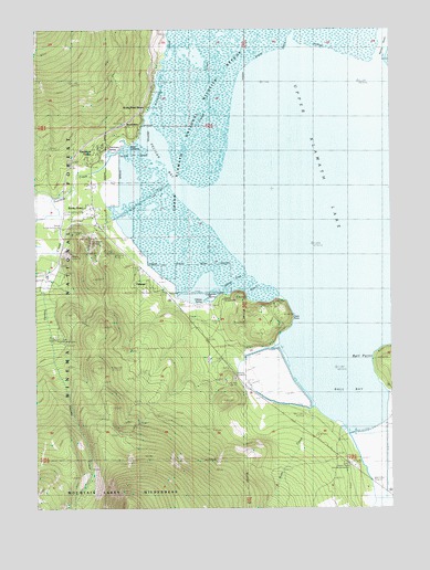 Pelican Bay, OR USGS Topographic Map