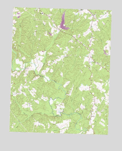 Pendleton, VA USGS Topographic Map