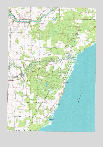 Pensaukee, WI USGS Topographic Map