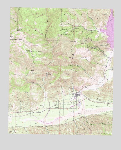 Piru, CA USGS Topographic Map