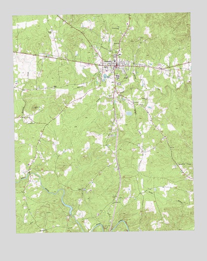 Pittsboro, NC USGS Topographic Map