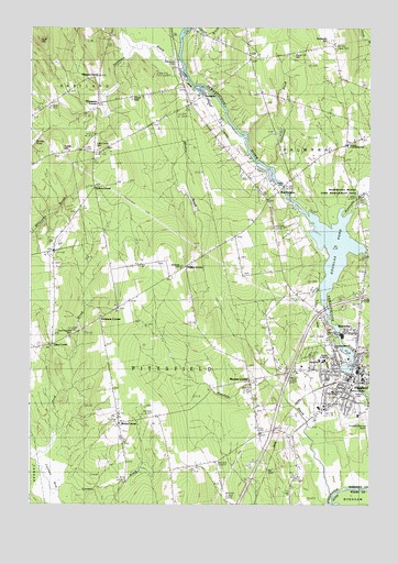 Pittsfield, ME USGS Topographic Map