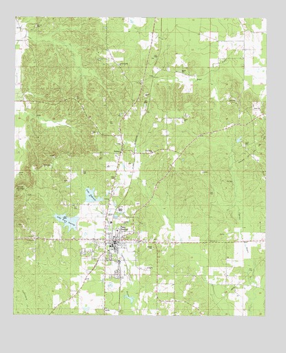 Plain Dealing, LA USGS Topographic Map