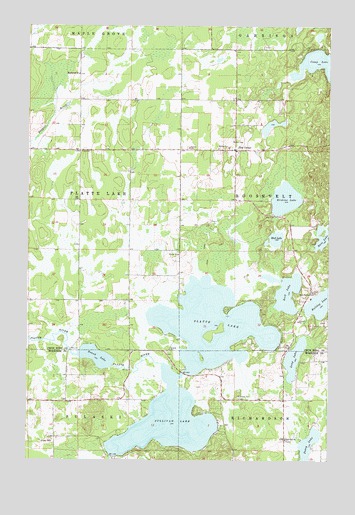 Platte Lake, MN USGS Topographic Map