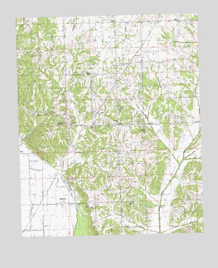 Pleasant Grove, MS USGS Topographic Map