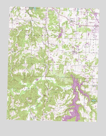 Pomona, IL USGS Topographic Map