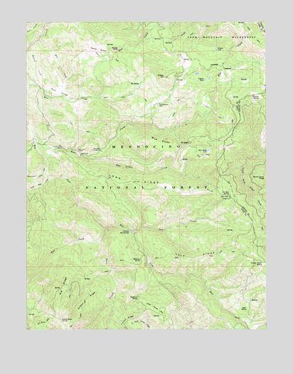 Potato Hill, CA USGS Topographic Map