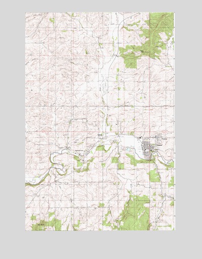 Potlatch, ID USGS Topographic Map