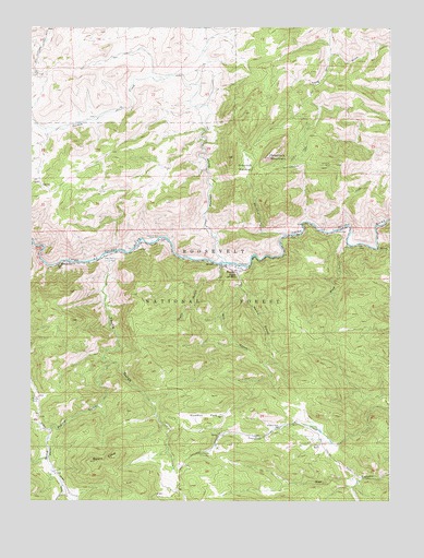 Poudre Park, CO USGS Topographic Map