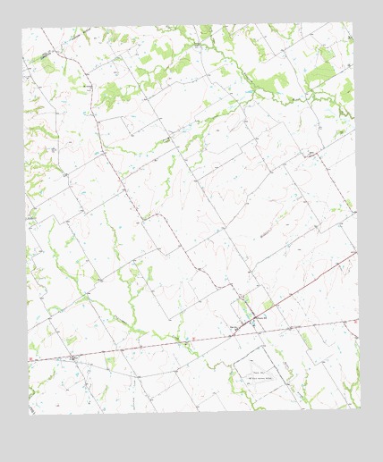 Prairie Hill, TX USGS Topographic Map