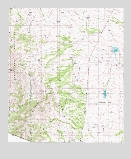 Presumido Peak, AZ USGS Topographic Map