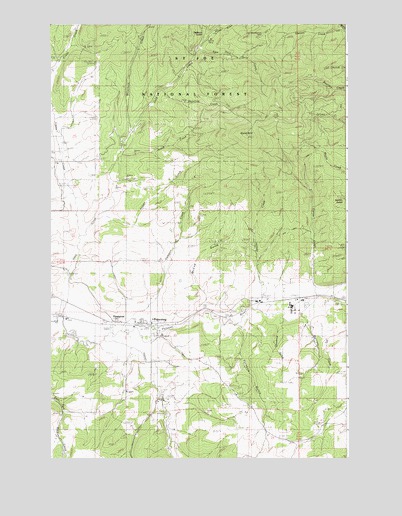 Princeton, ID USGS Topographic Map