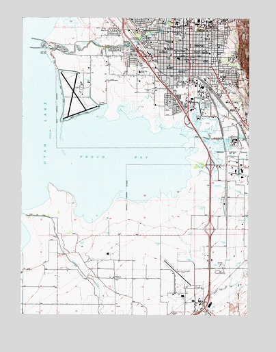 Provo, UT USGS Topographic Map