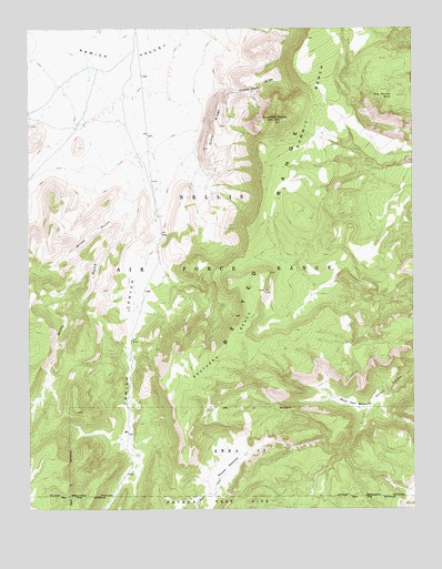 Quartet Dome, NV USGS Topographic Map