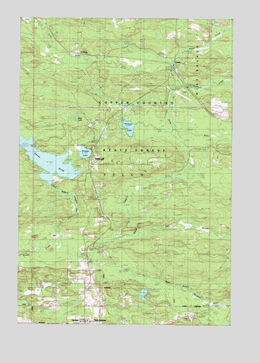 Ralph, MI USGS Topographic Map