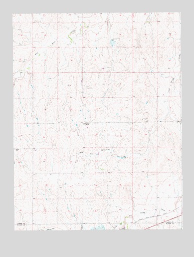 Ramah North, CO USGS Topographic Map