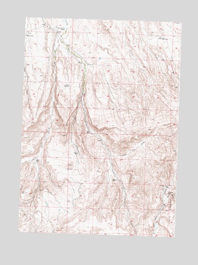 Rathbun Ranch, WY USGS Topographic Map