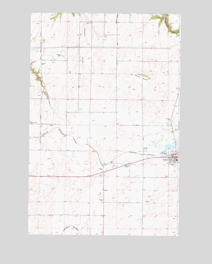 Reardan West, WA USGS Topographic Map
