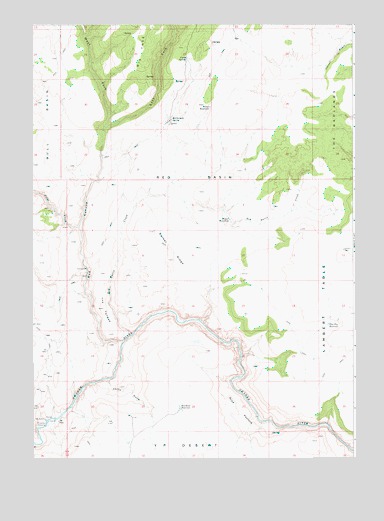 Red Basin, ID USGS Topographic Map