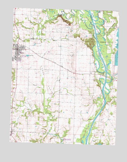 Red Bud, IL USGS Topographic Map