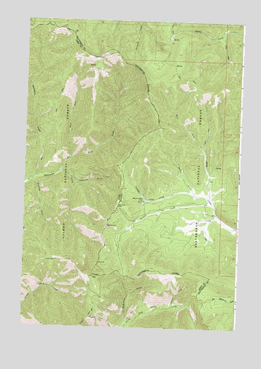 Big Hole Pass, ID USGS Topographic Map