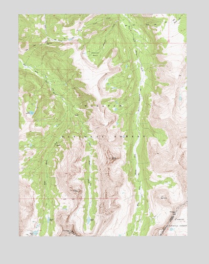 Red Knob, UT USGS Topographic Map