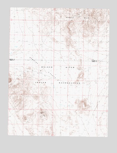 Red Ridge, NV USGS Topographic Map