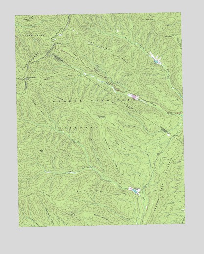 Reddish Knob, VA USGS Topographic Map