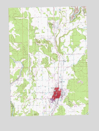 Redmond, OR USGS Topographic Map