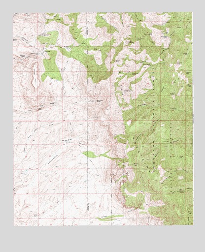 Rhodes Peak, AZ USGS Topographic Map