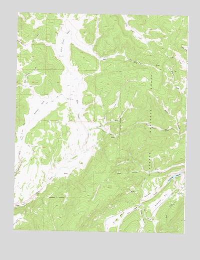 Rock Creek Park, CO USGS Topographic Map