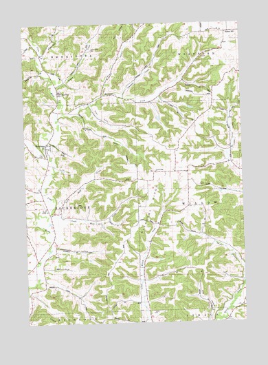 Rockbridge, WI USGS Topographic Map