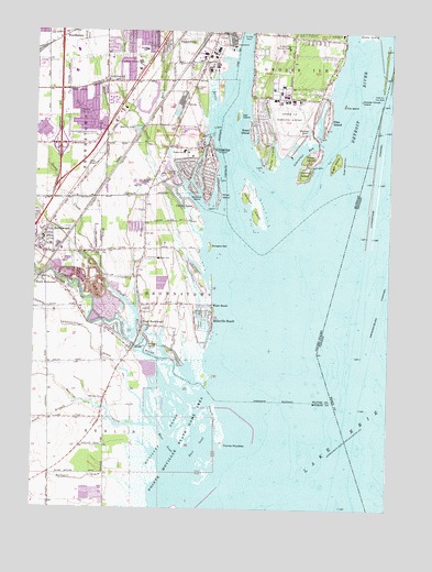 Rockwood, MI USGS Topographic Map