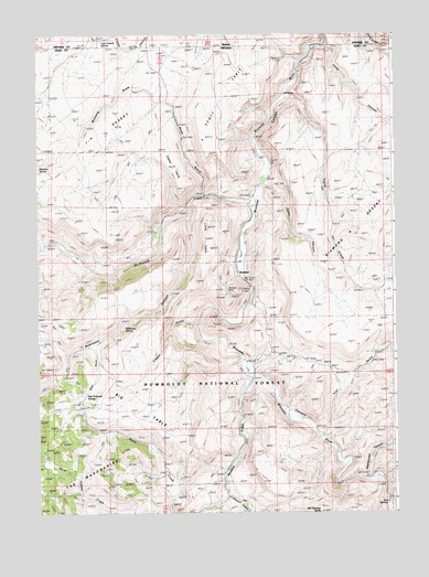 Big Table, ID USGS Topographic Map