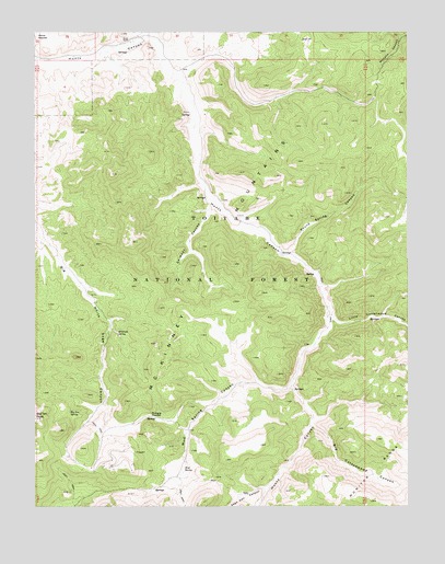 Big Ten Peak East, NV USGS Topographic Map