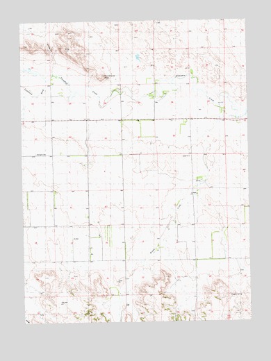 Roundhouse Rock, NE USGS Topographic Map