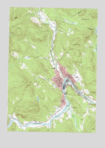 Rumford, ME USGS Topographic Map