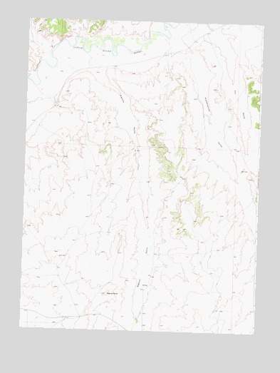 Bighole Butte, CO USGS Topographic Map