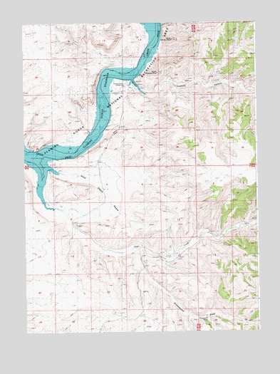 Sage Creek Basin, WY USGS Topographic Map